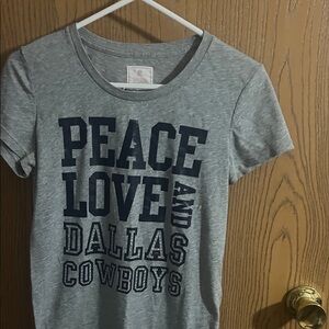 PINK Victoria's Secret Gray NFL T-Shirt